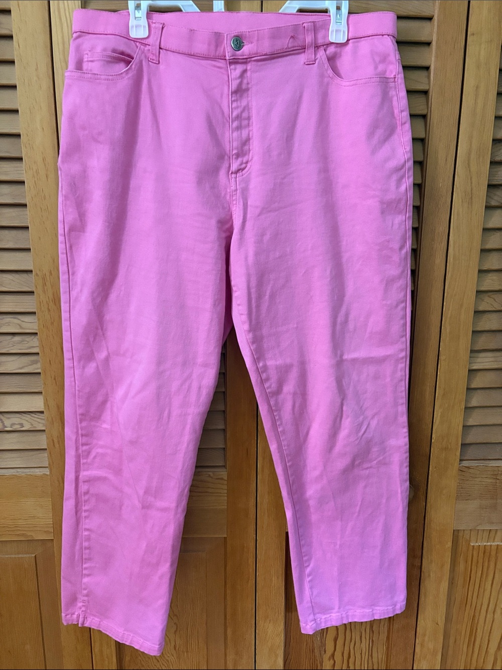 White Stag Hot Pink Cropped Jeans
